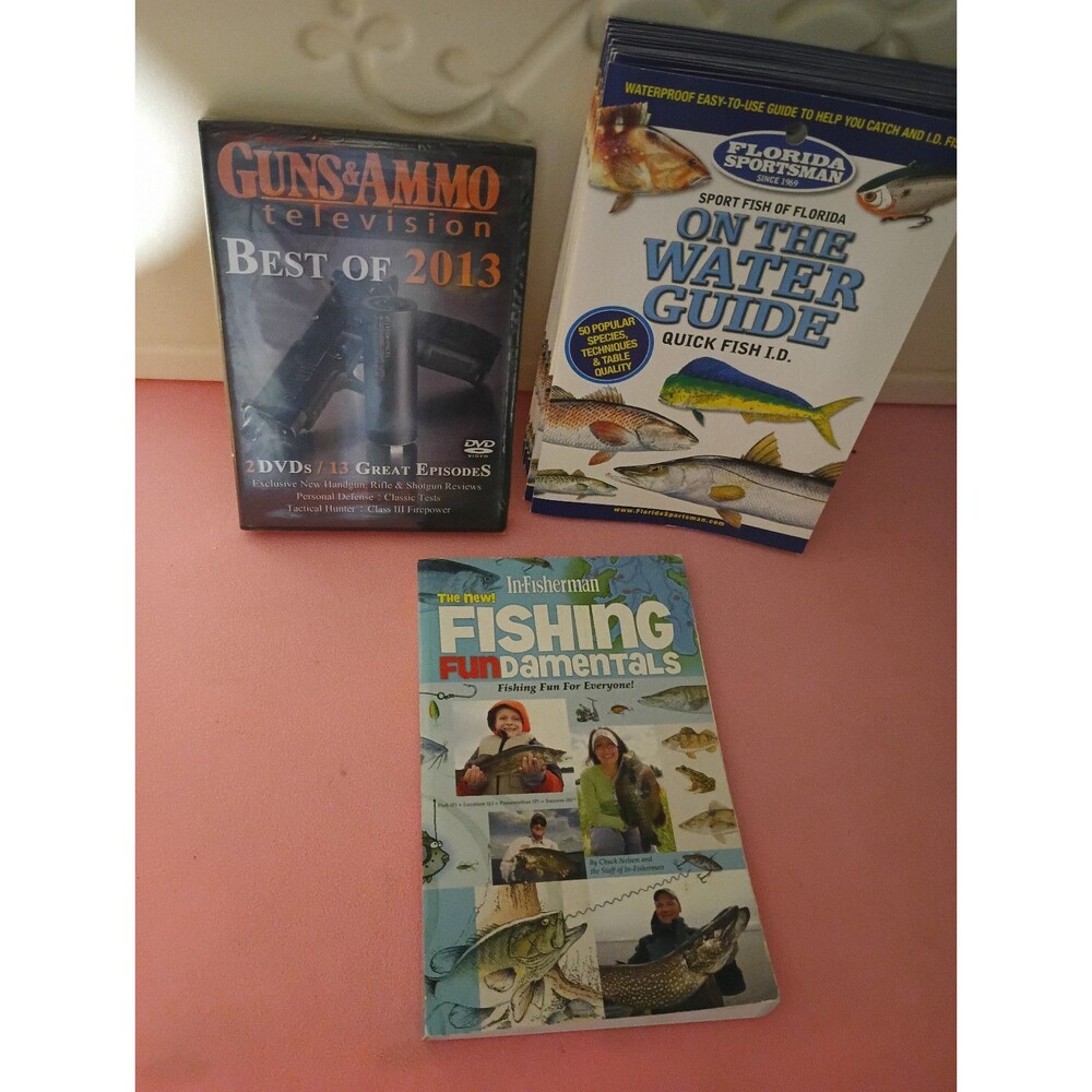 Florida Sportsman guides Guns & Ammo DVD Fundamental fishing book